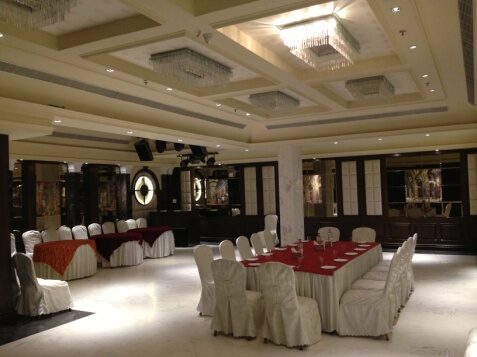 Interior fit-out — banquet hall, Hotel Gaur, Chandigarh